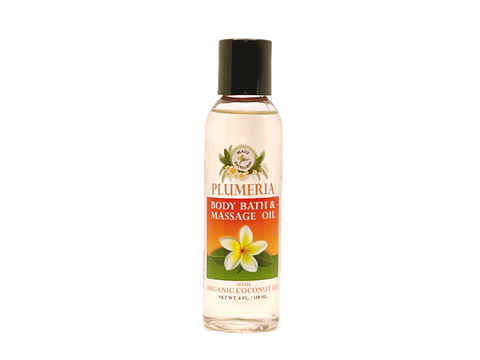 Maui Excellent Plumeria Body, Bath & Massage Oil